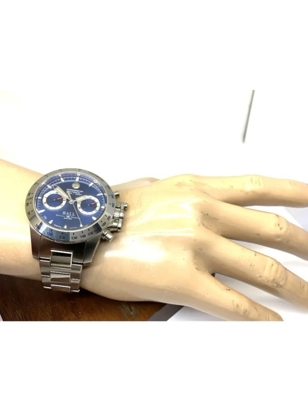 Ball Engineer Men's Watch CM2098C Automatic Chronograph Blue Dial Steel 41mm